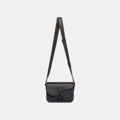 Sac Messenger à rabat Saddle Small Noir