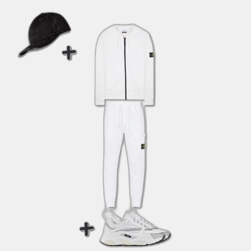 Outfit Stone I. Blanc + Casquette Offerte