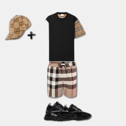 Outfit Burb°rry Noir + Casquette Offerte
