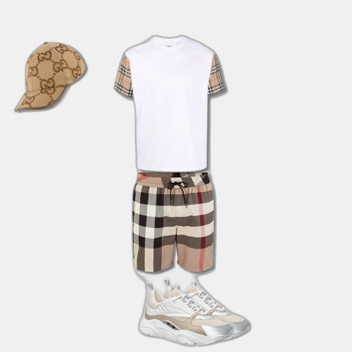 Outfit Burb°rry + Casquette Offerte