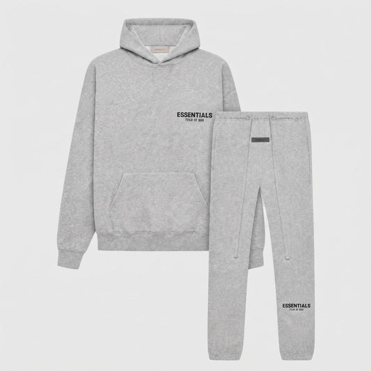 Ensemble Fear of God Essentials Gris Chiné
