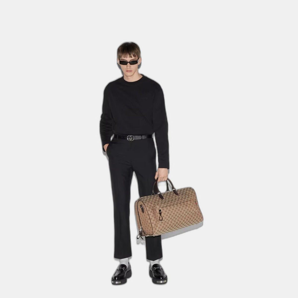 Sac de voyage en toile GG moyen format - #2