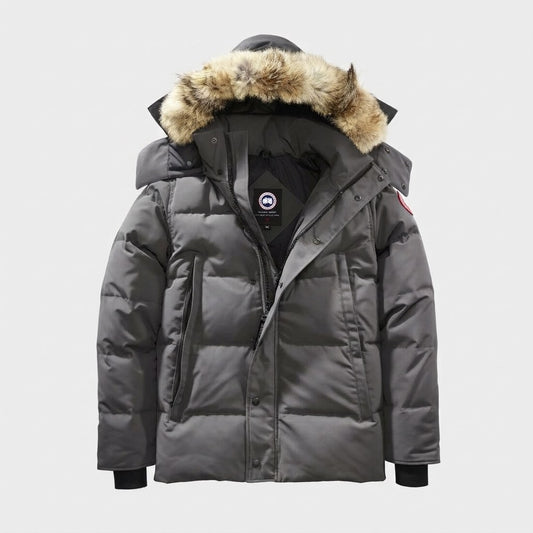 Parka Canada Goose Fourrure Gris