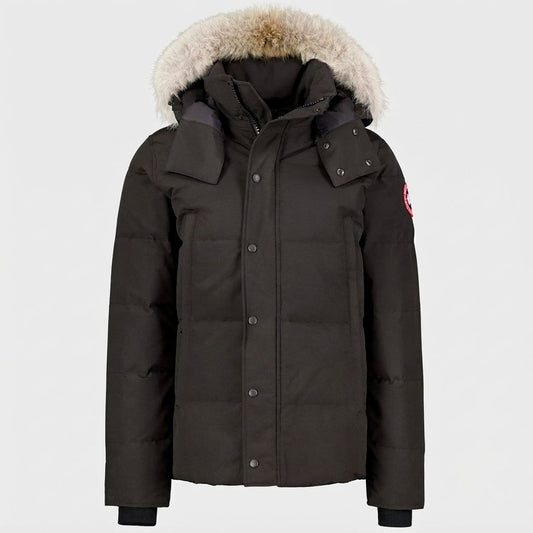Parka Canada Goose Fourrure Noir