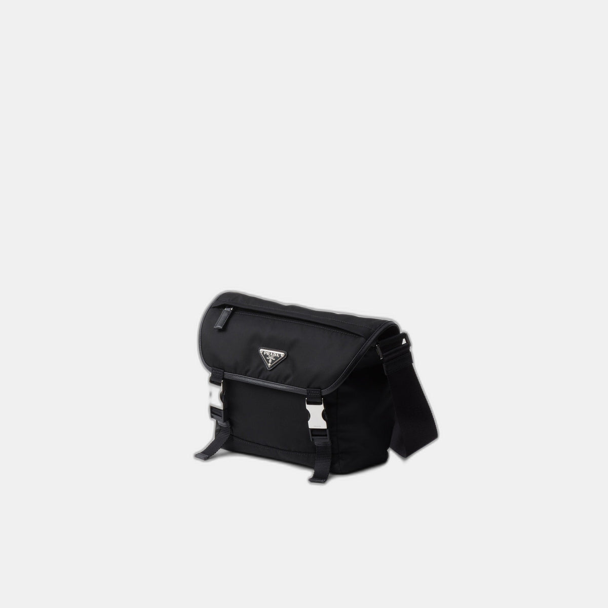 Sac porté épaule en Re-Nylon et cuir Saffiano - #4