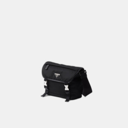 Sac porté épaule en Re-Nylon et cuir Saffiano - #4