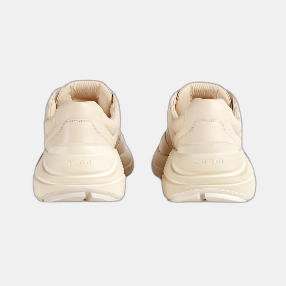 BASKETS EN CUIR RHYTON AVEC LOGO GUCCI POUR HOMME - #1