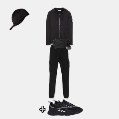 Outfit Stone I. Black + Casquette Offerte