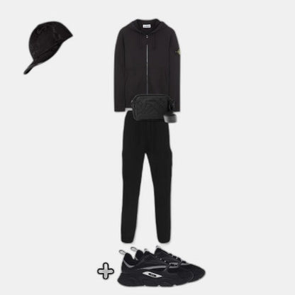 Outfit Stone I. Black + Casquette Offerte