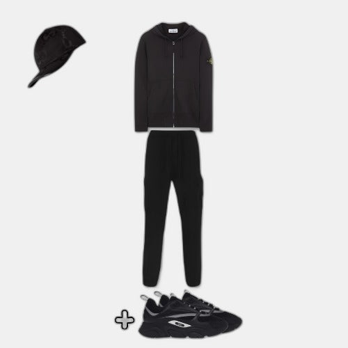 Outfit Stone I. Black + Casquette Offerte