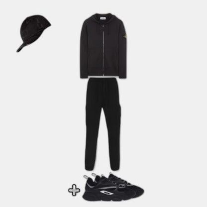 Outfit Stone I. Black + Casquette Offerte