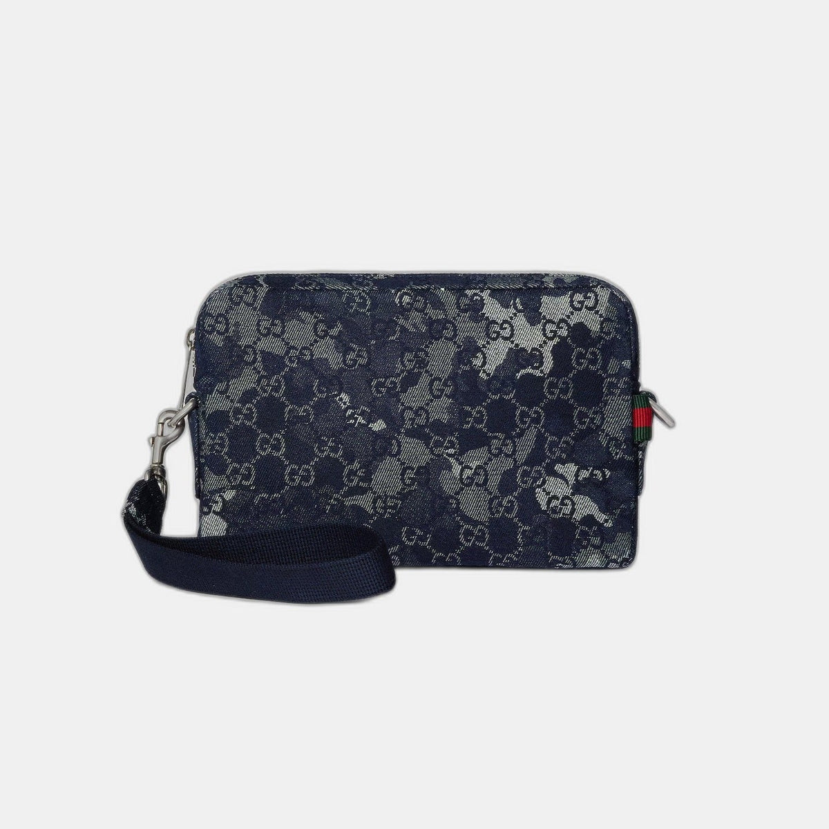 Sac à bandoulière en denim GG petit format