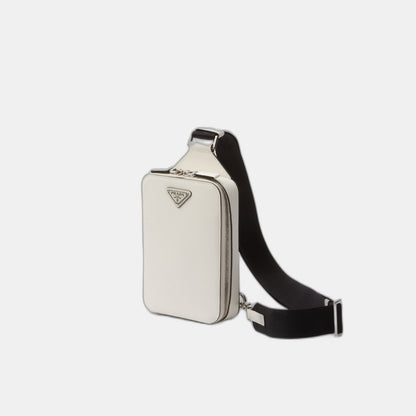 Sac Prada Brique en cuir Saffiano - #1