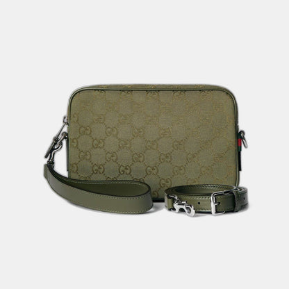 Sac à bandoulière en toile GG petit format - #4