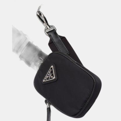 Sac porté épaule en Re-Nylon et cuir Saffiano - #6