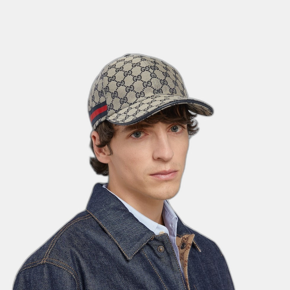 CASQUETTE EN TOILE ORIGINAL GG AVEC BANDE WEB