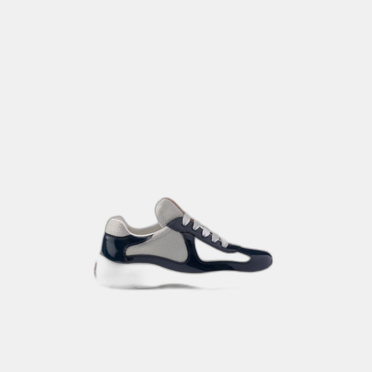 Baskets Prada America’s Cup en tissu Bike bleu roi