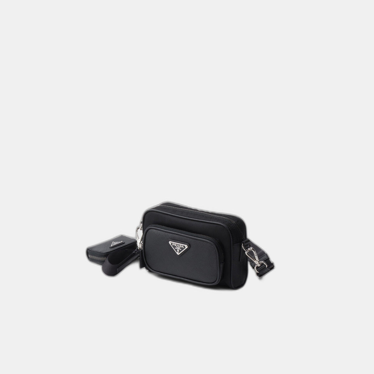 Sac porté épaule en Re-Nylon et cuir Saffiano - #2