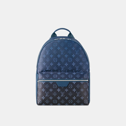 Sac à dos Discovery PM Toile Monogram Bleu et noir