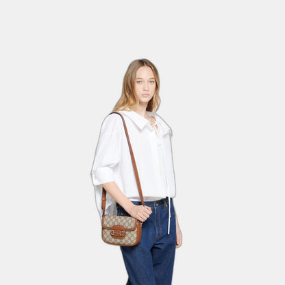 Sac à épaule Gucci Horsebit 1955 Soft petit format - #3