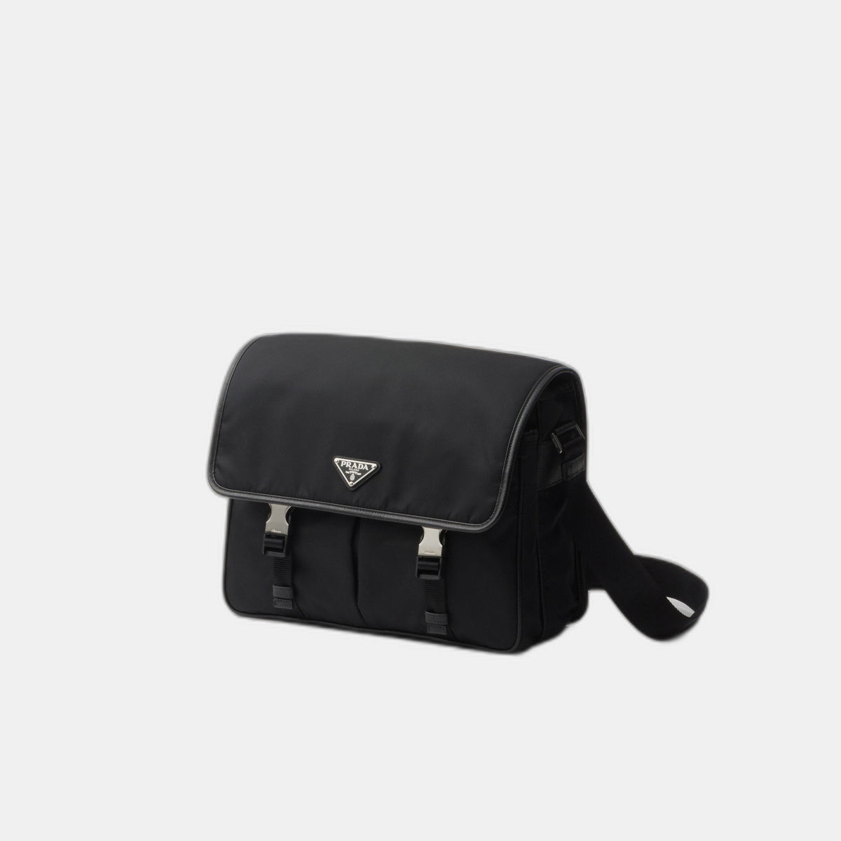 Sac porté épaule en Re-Nylon et cuir Saffiano - #9