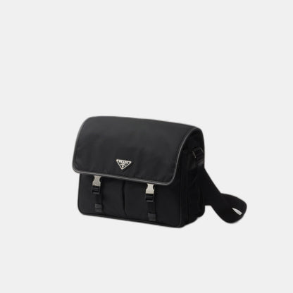 Sac porté épaule en Re-Nylon et cuir Saffiano - #9