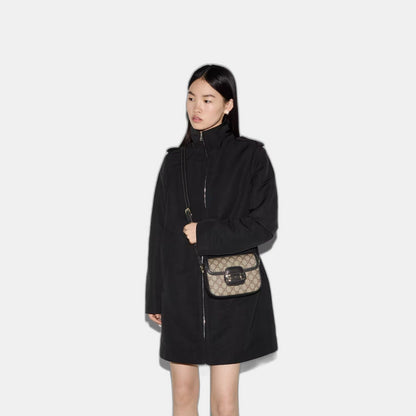 Sac à épaule Gucci Horsebit 1955 Soft petit format - #4