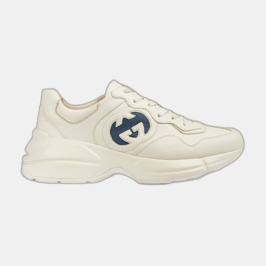 BASKETS EN CUIR RHYTON AVEC LOGO GUCCI POUR HOMME - #2