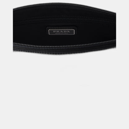 Sac de taille moyenne porté épaule en Re-Nylon et cuir Saffiano - #1