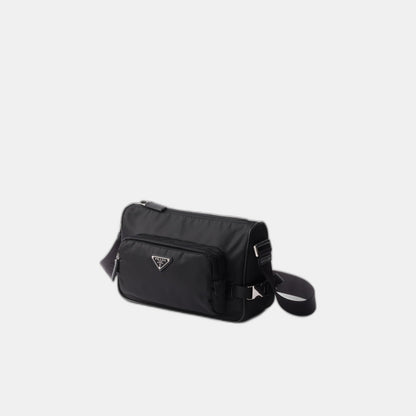 Sac de taille moyenne porté épaule en Re-Nylon et cuir Saffiano - #1
