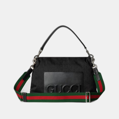 Sac à bandoulière en toile GG grand format - #1
