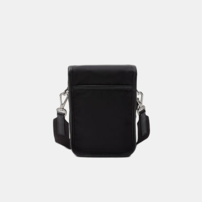 Sac porté épaule en Re-Nylon et cuir Saffiano - #6
