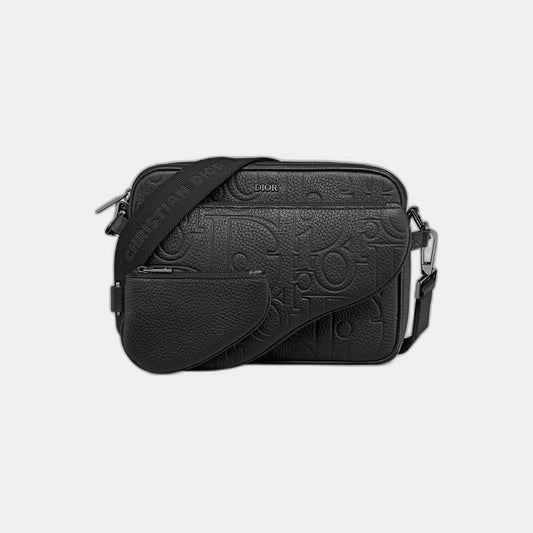Triple Pouch Saddle Cuir