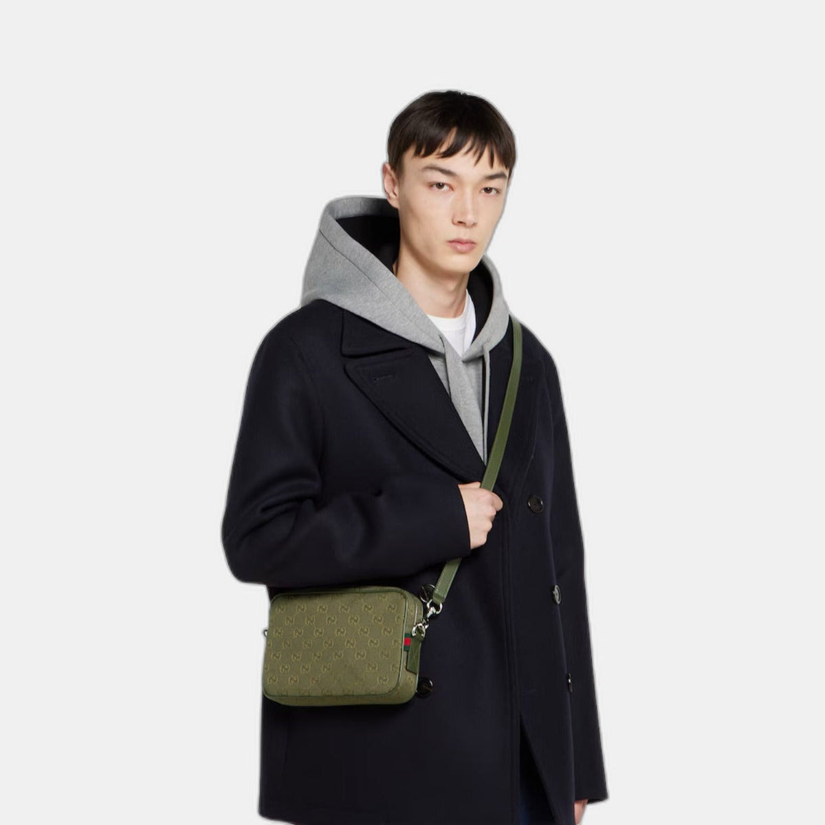 Sac à bandoulière en toile GG petit format - #4