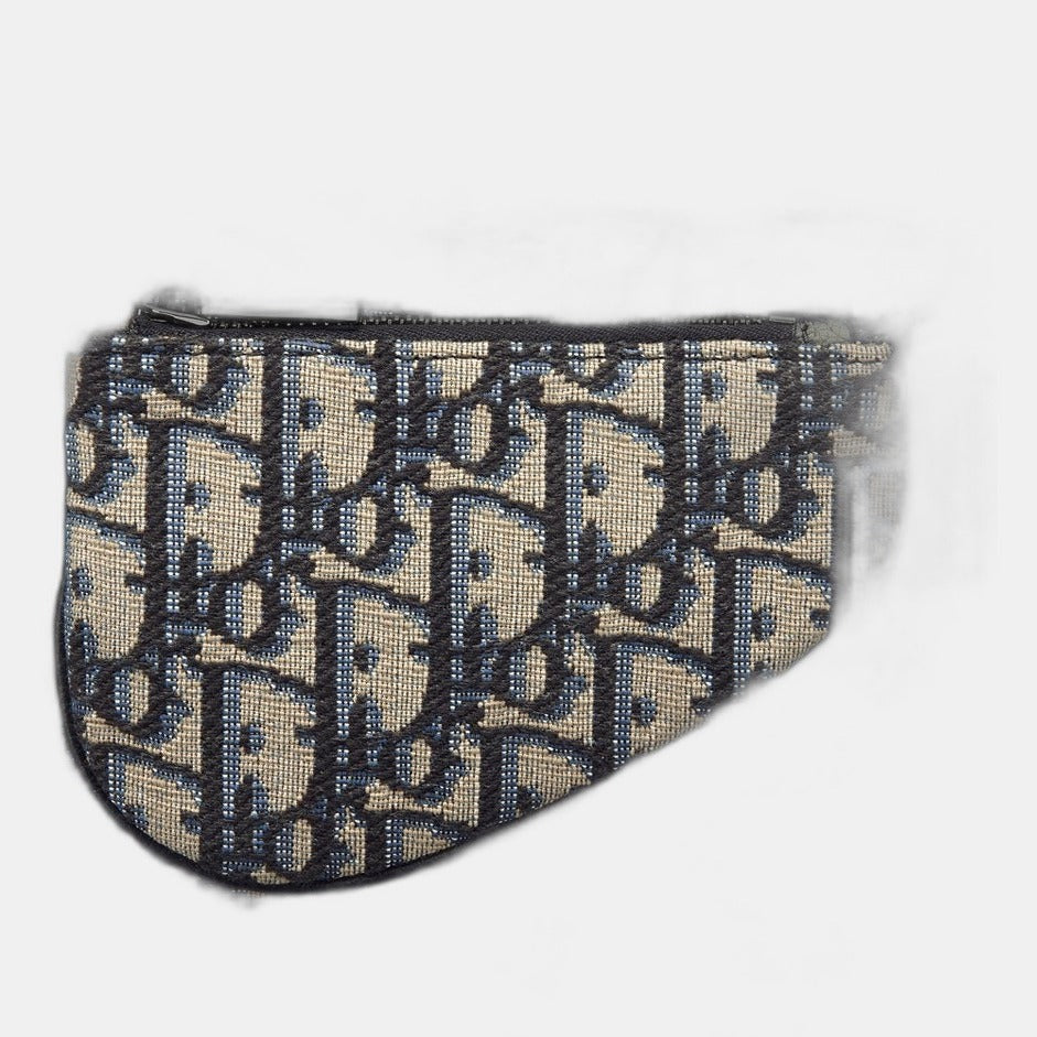 Triple Pouch Saddle Noir et Beige