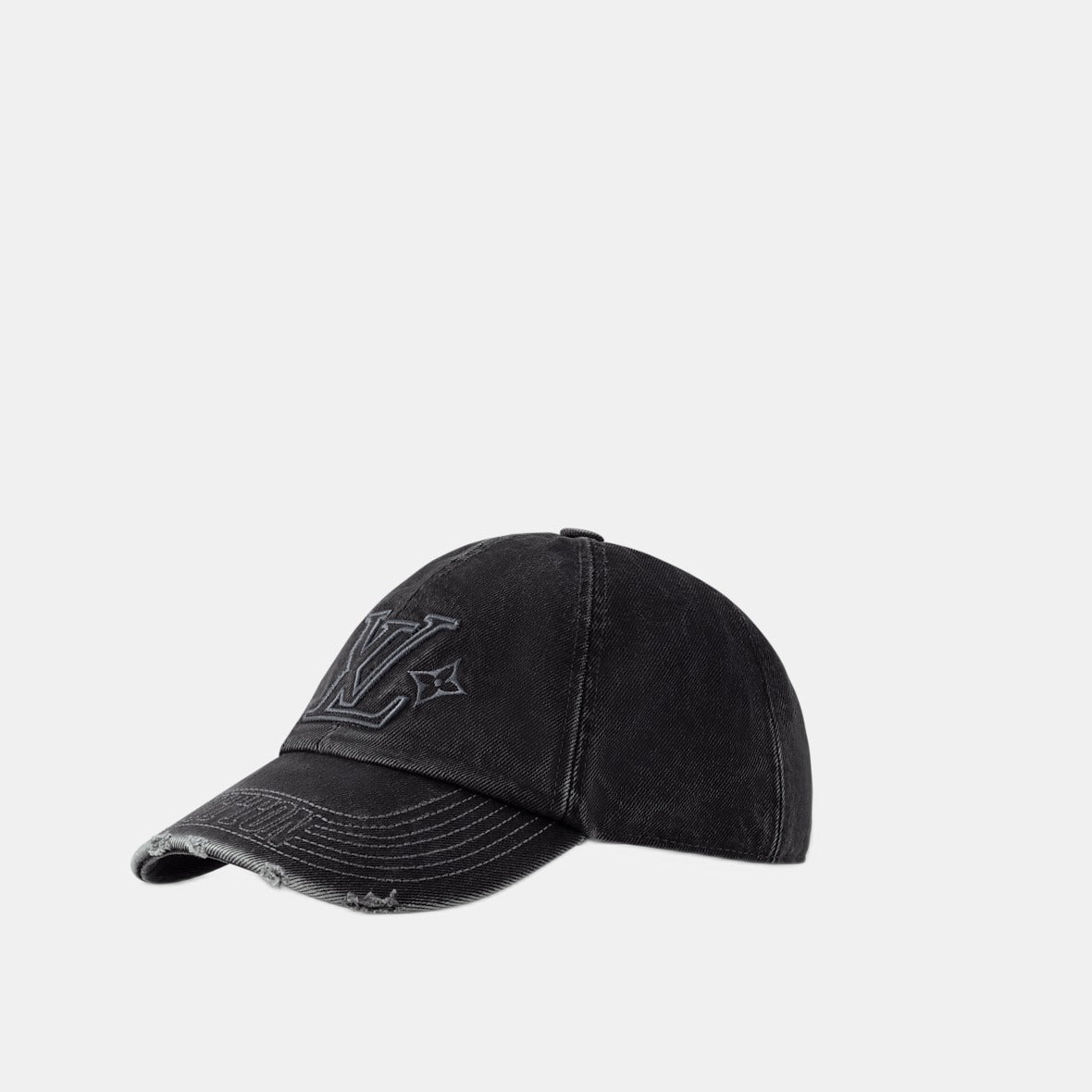 Casquette LV Denim Washed - CASQUETTES (2)