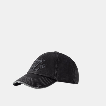 Casquette LV Denim Washed - CASQUETTES (2)