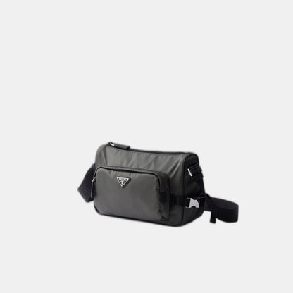 Sac de taille moyenne porté épaule en Re-Nylon et cuir Saffiano - #2