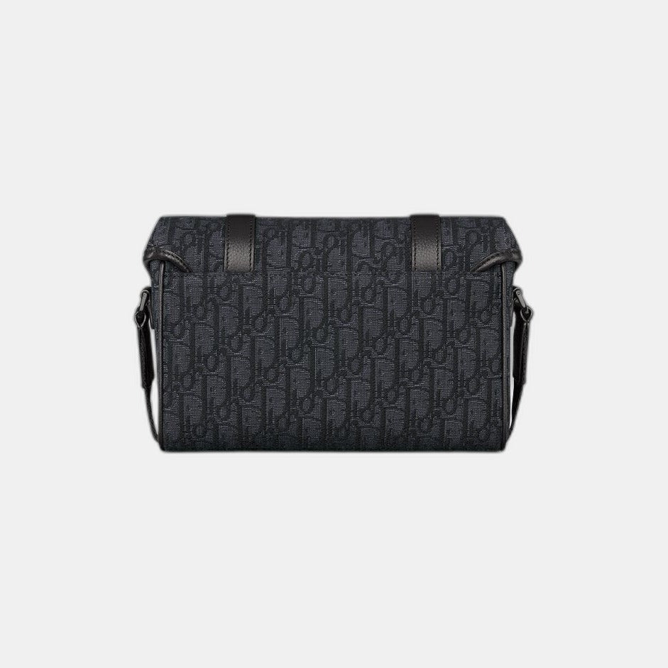 Sac Messenger à rabat Dior Hit The Road Noir