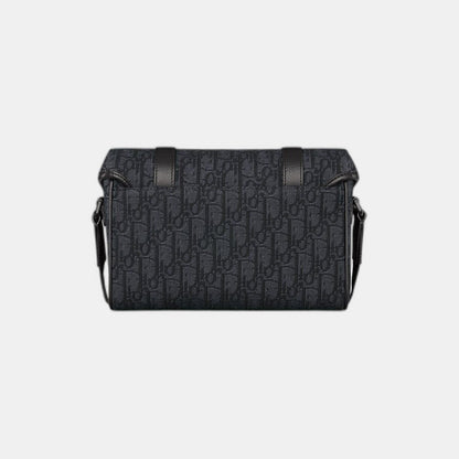 Sac Messenger à rabat Dior Hit The Road Noir