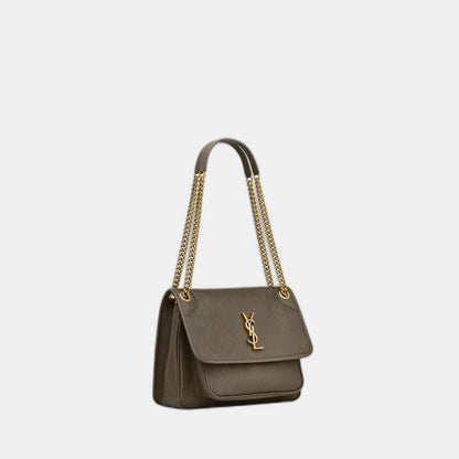 NIKI MEDIUM EN CUIR D’AGNEAU GRAINÉ - YSL