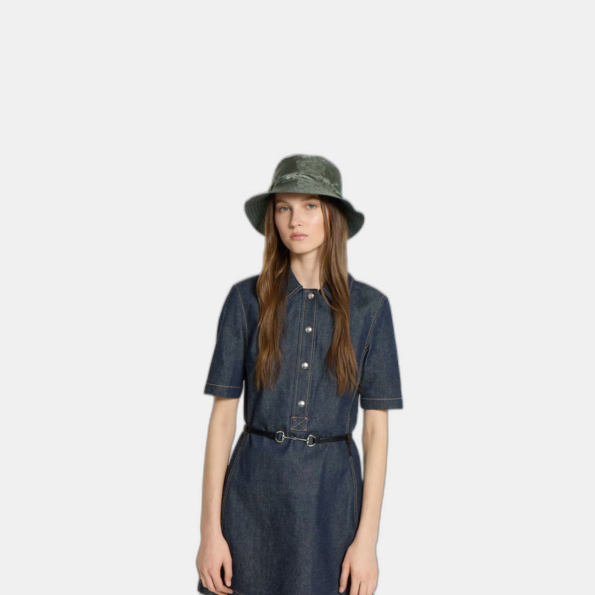Chapeau bob réversible en nylon GG - Gucci casquette (2)