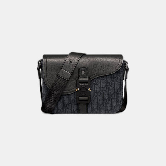 Sac Messenger à rabat Saddle Small Noir