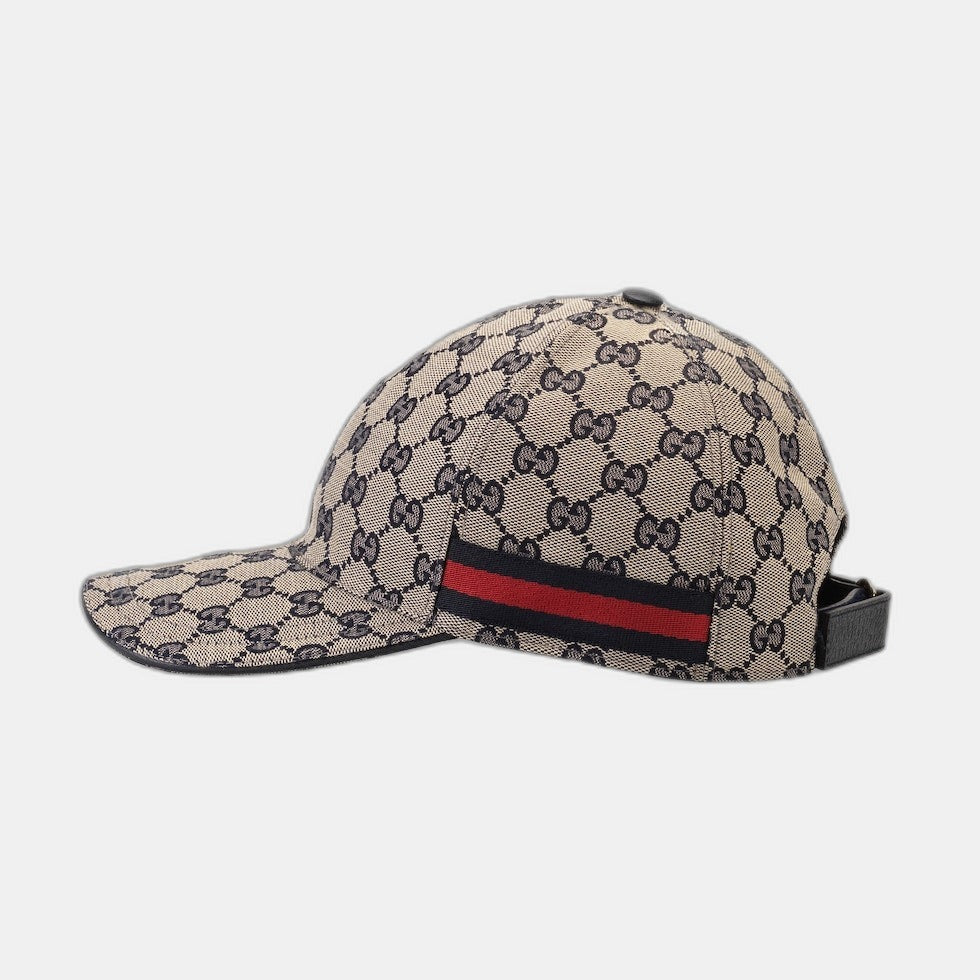 CASQUETTE EN TOILE ORIGINAL GG AVEC BANDE WEB