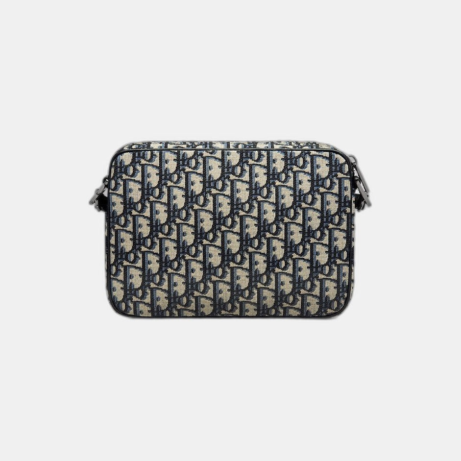 Triple Pouch Saddle Noir et Beige