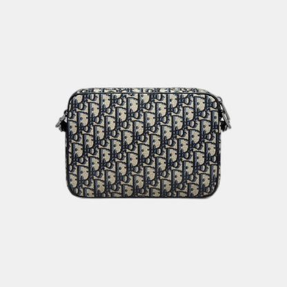 Triple Pouch Saddle Noir et Beige