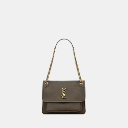NIKI MEDIUM EN CUIR D’AGNEAU GRAINÉ - YSL