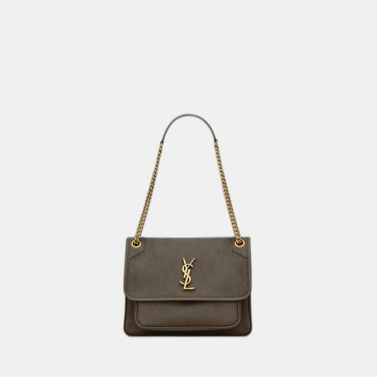 NIKI MEDIUM EN CUIR D’AGNEAU GRAINÉ - YSL