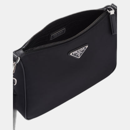 Sac porté épaule en Re-Nylon et cuir Saffiano - #1