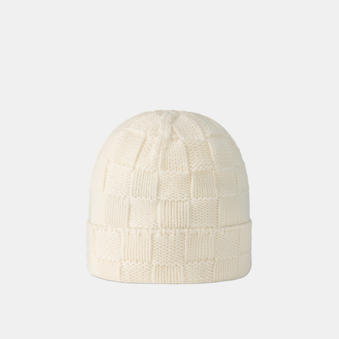 Bonnet et Écharpe Écharpe Damier Snug Crème
